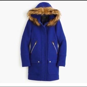 J Crew Chateau Parka Coat 2P
